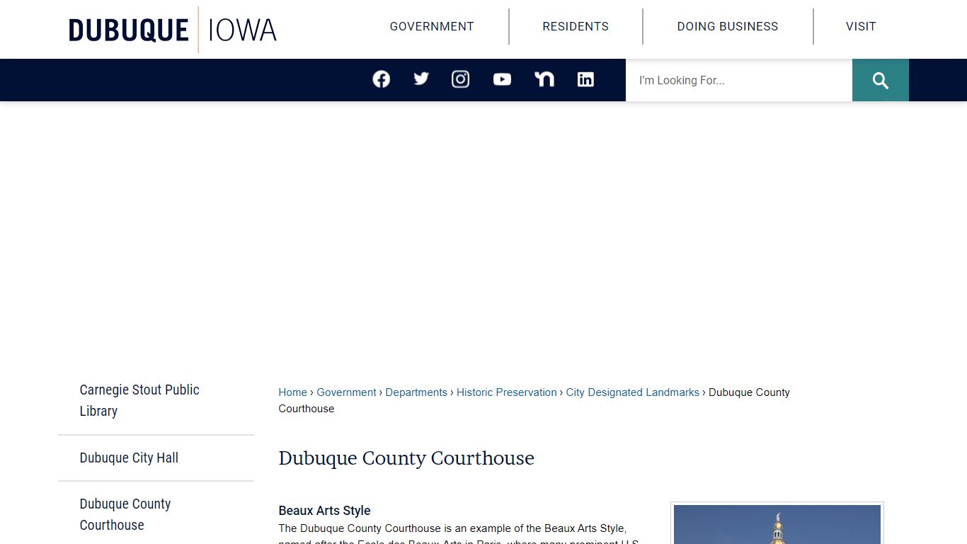 Dubuque County Courthouse | Dubuque, IA - Official Website